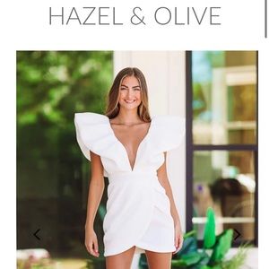 Hazel and Olive White Party Dress